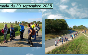 Rando du lundi 29 septembre à La Marne
