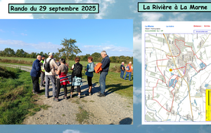 Rando du lundi 29 septembre à La Marne