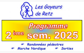 Programme du 2ème semestre 2025