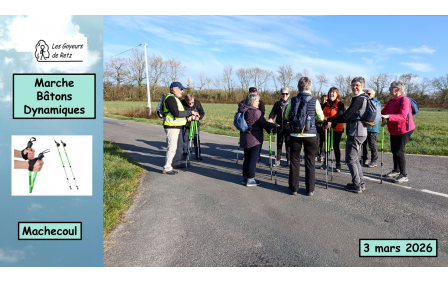 Séance bâtons dynamiques du 3 mars