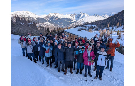 57 Goyeurs ont participé au séjour raquettes à Montalbert, du 17 au 24 janvier